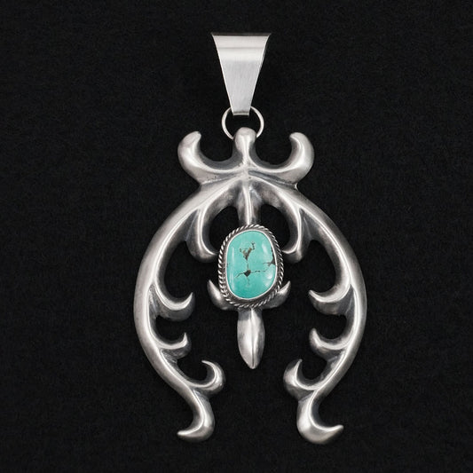Eugene Gruber Turquoise & Sterling Silver Pendant