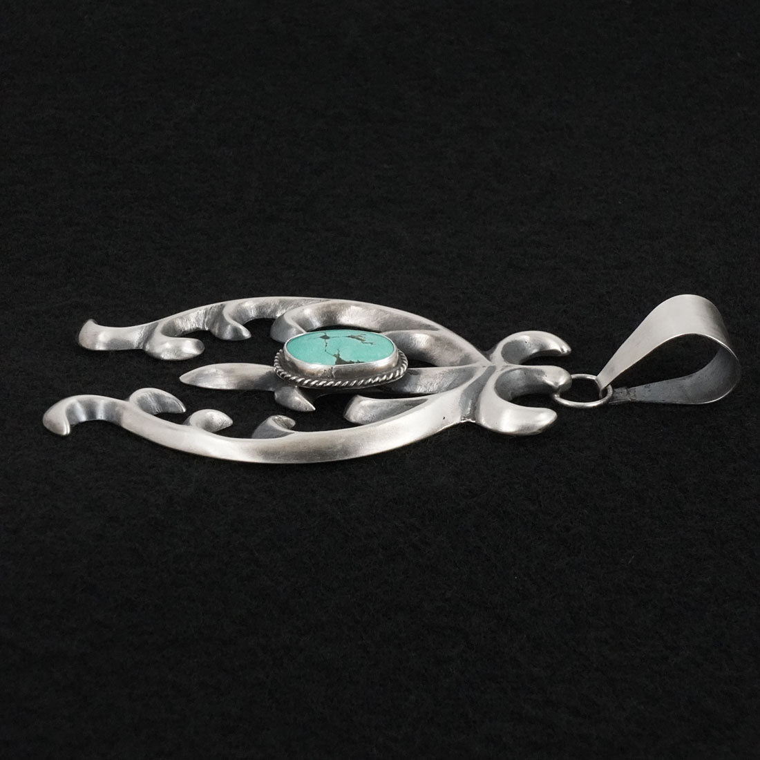 Eugene Gruber Turquoise & Sterling Silver Pendant
