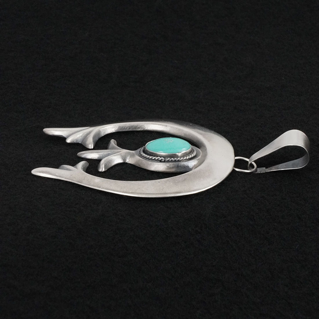 Eugene Gruber Turquoise & Sterling Silver Pendant