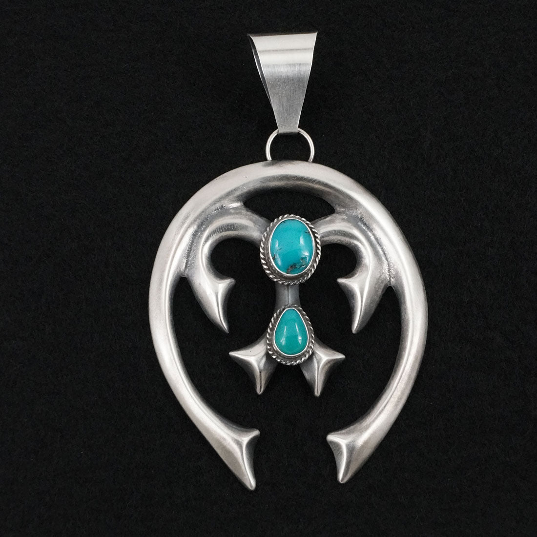 Eugene Gruber Turquoise & Sterling Silver Pendant