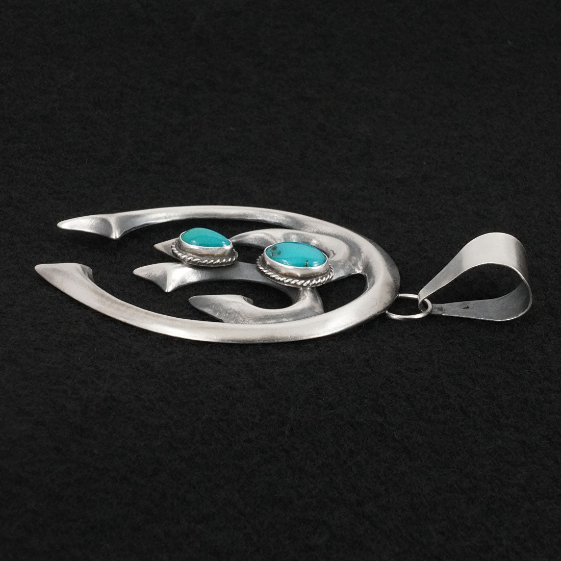 Eugene Gruber Turquoise & Sterling Silver Pendant