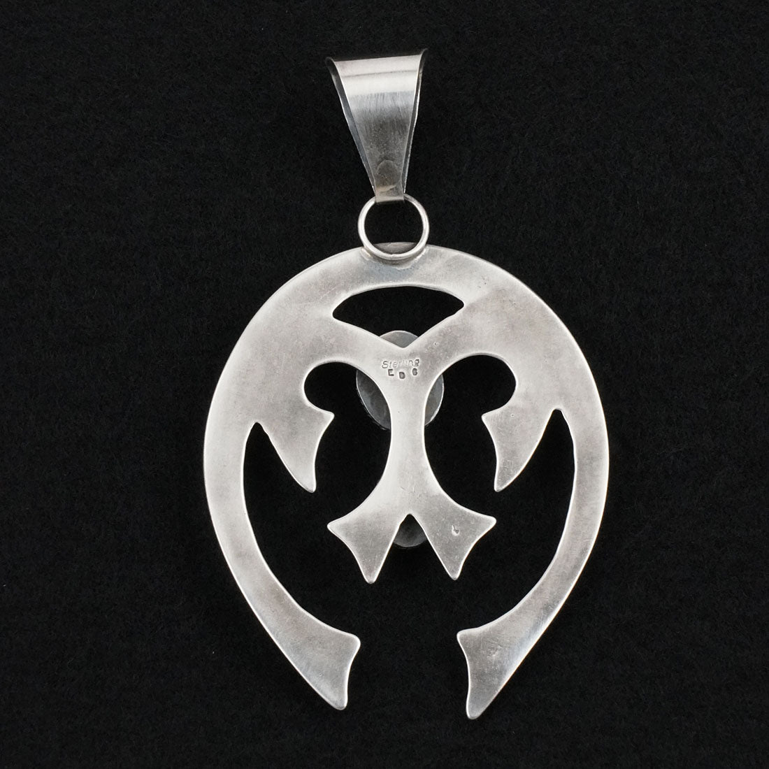 Eugene Gruber Turquoise & Sterling Silver Pendant