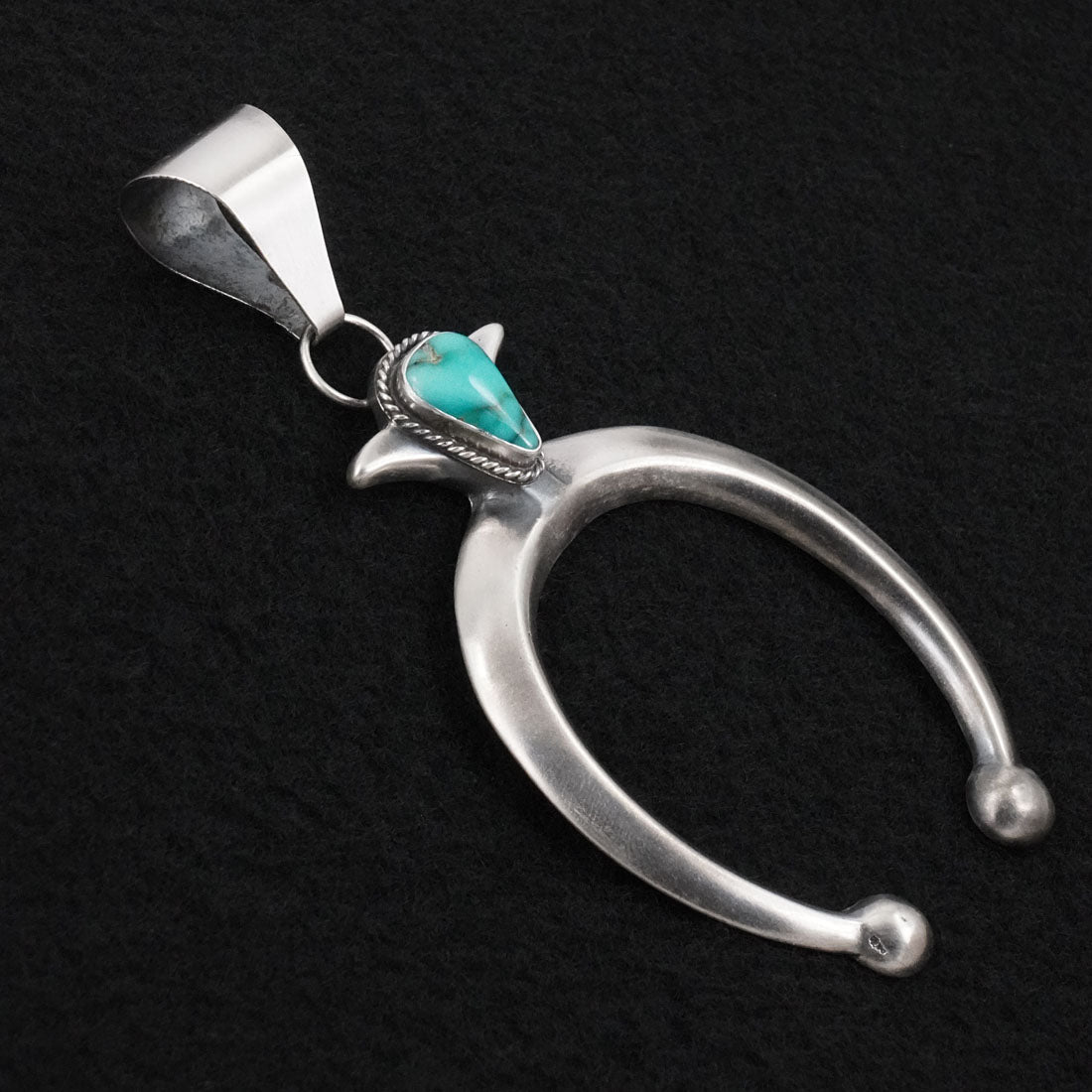 Eugene Gruber Turquoise & Sterling Silver Pendant