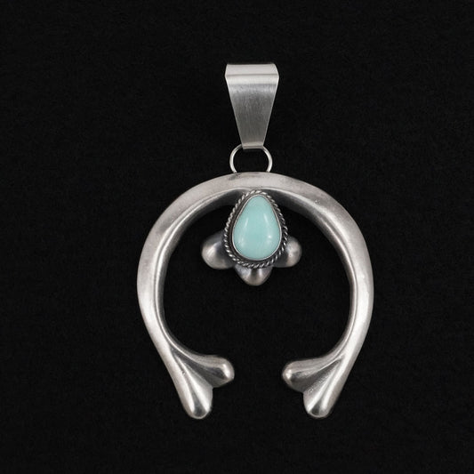 Eugene Gruber Turquoise & Sterling Silver Pendant