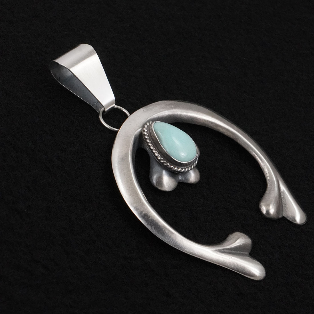 Eugene Gruber Turquoise & Sterling Silver Pendant