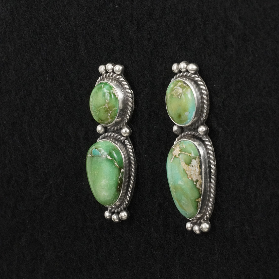 Rena Begay Turquoise & Sterling Silver Earrings