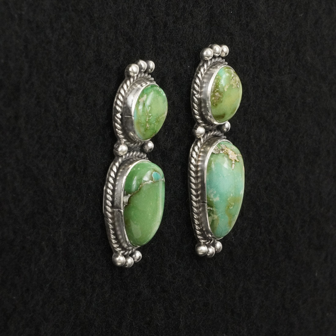 Rena Begay Turquoise & Sterling Silver Earrings