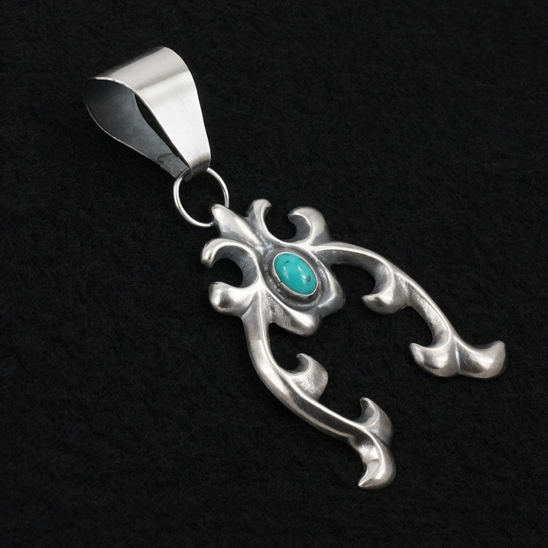 Eugene Gruber Turquoise & Sterling Silver Pendant