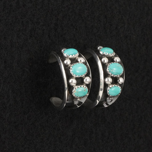 Paul Largo Turquoise & Sterling Silver Earrings