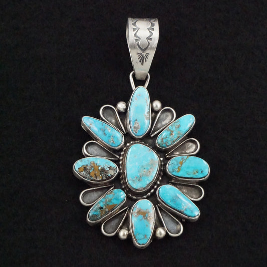 Travis Jim Turquoise & Sterling Silver Pendant