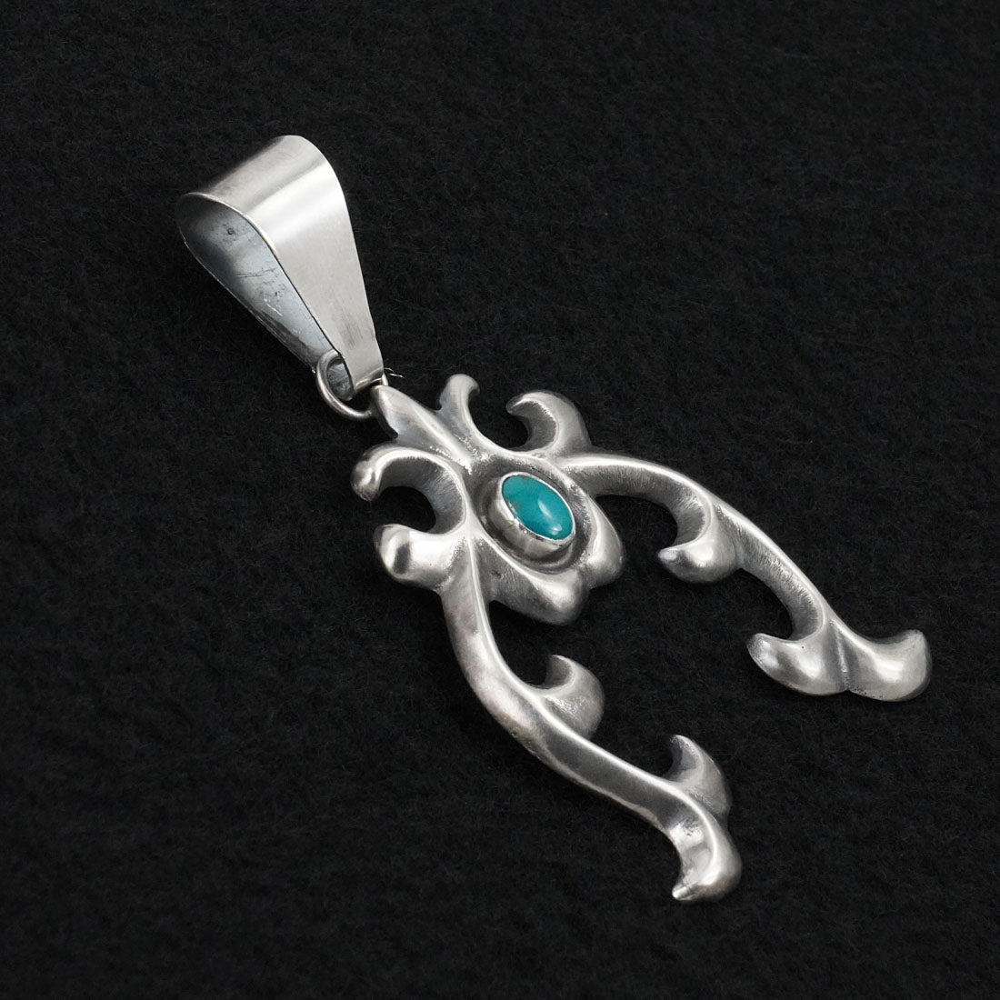 Eugene Gruber Turquoise & Sterling Silver Pendant