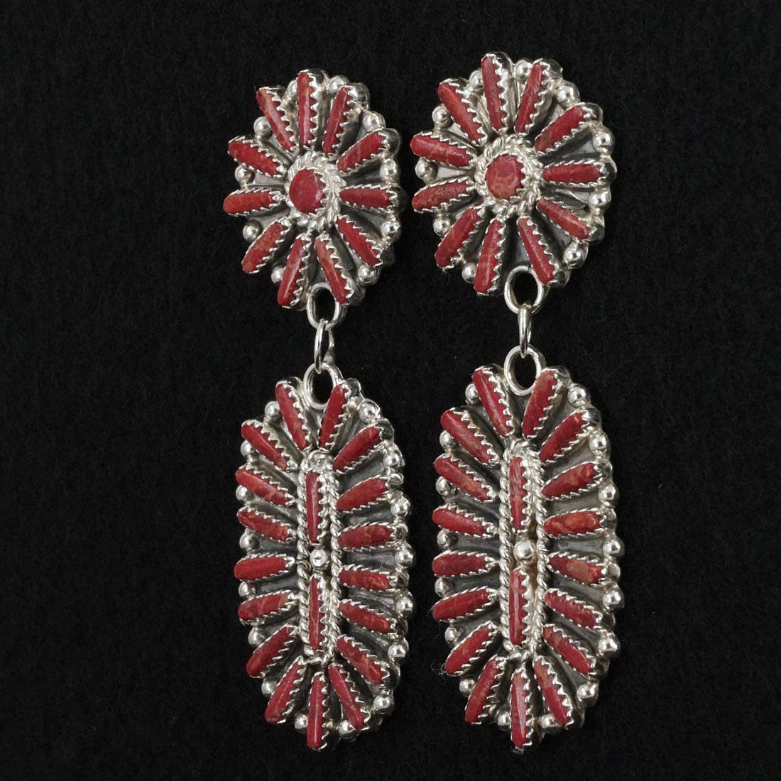 Philena Byjoe Coral & Sterling Silver Earrings
