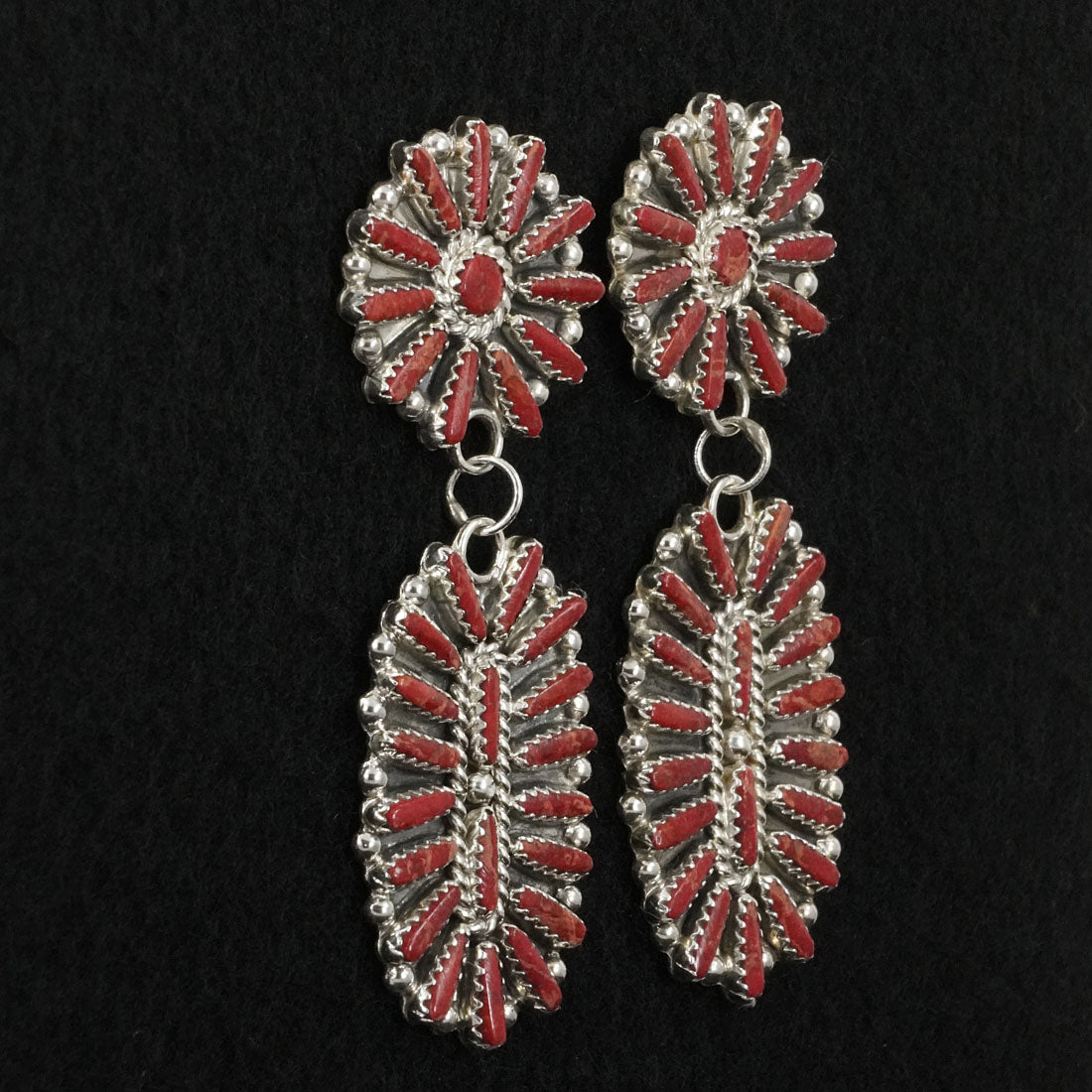 Philena Byjoe Coral & Sterling Silver Earrings