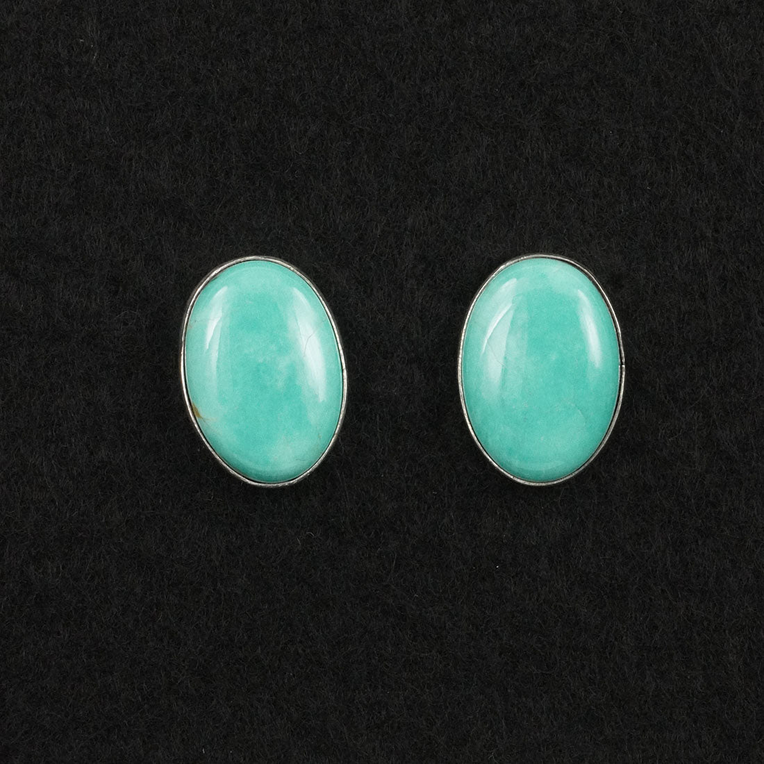 Eugene Gruber Turquoise & Sterling Silver Earrings