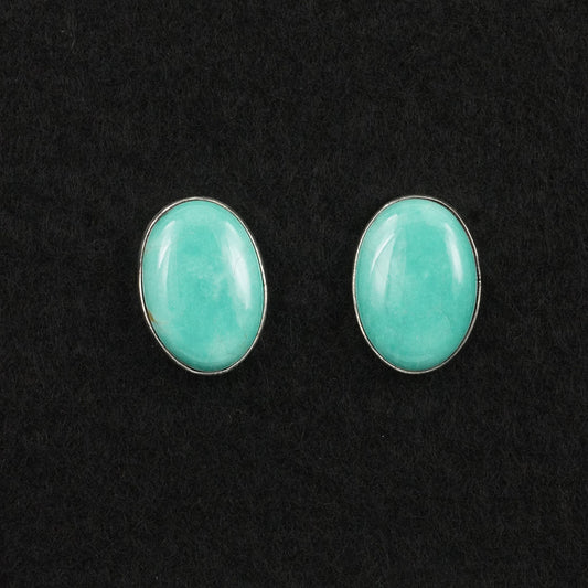 Eugene Gruber Turquoise & Sterling Silver Earrings
