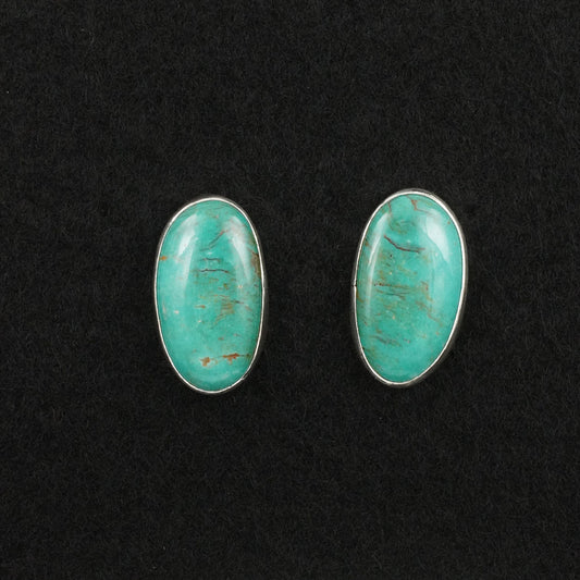 Eugene Gruber Turquoise & Sterling Silver Earrings