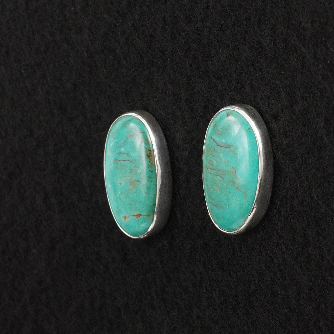 Eugene Gruber Turquoise & Sterling Silver Earrings