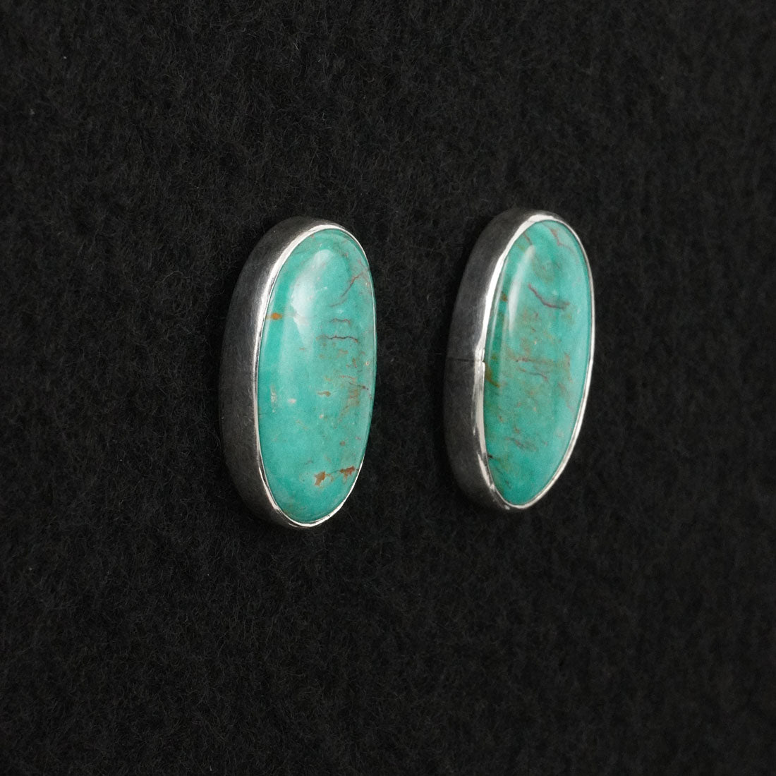 Eugene Gruber Turquoise & Sterling Silver Earrings
