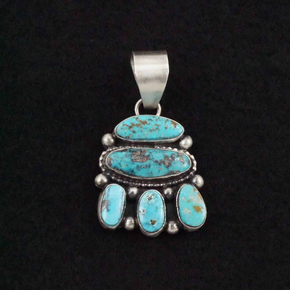 Travis Jim Turquoise & Sterling Silver Pendant