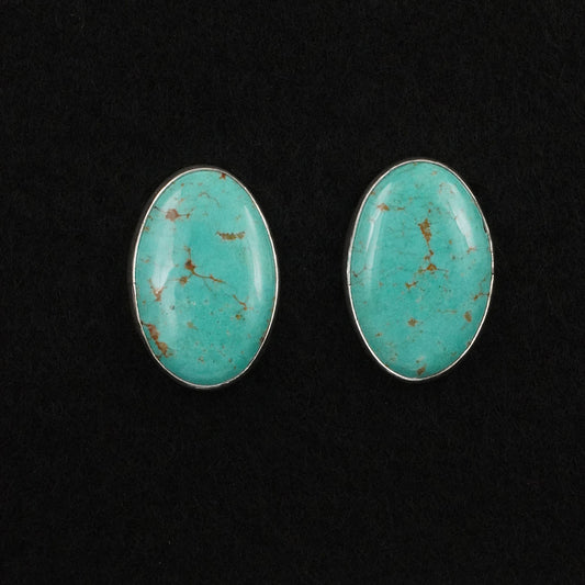 Eugene Gruber Turquoise & Sterling Silver Earrings