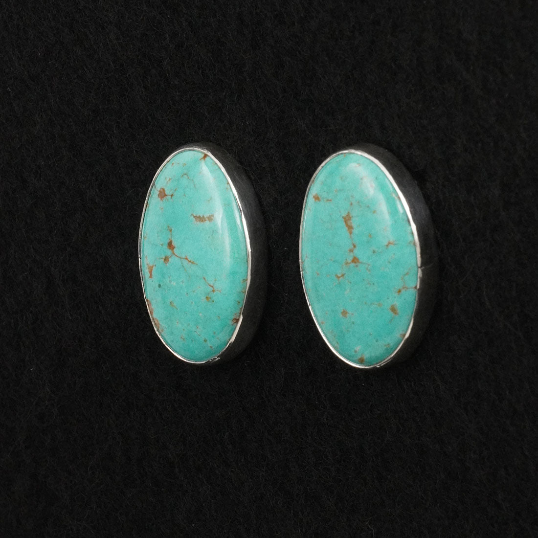 Eugene Gruber Turquoise & Sterling Silver Earrings