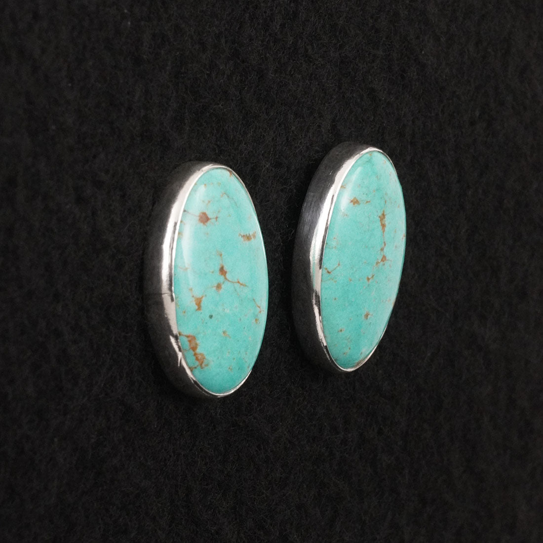 Eugene Gruber Turquoise & Sterling Silver Earrings