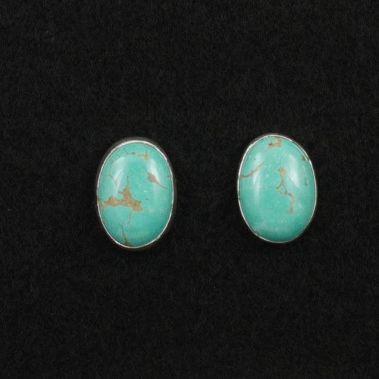 Eugene Gruber Turquoise & Sterling Silver Earrings