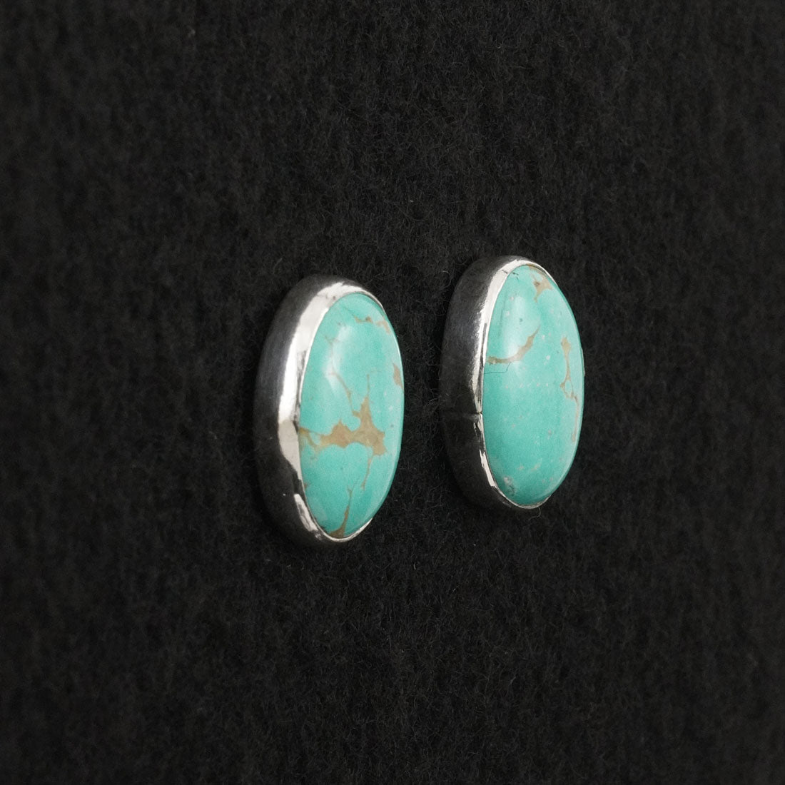 Eugene Gruber Turquoise & Sterling Silver Earrings