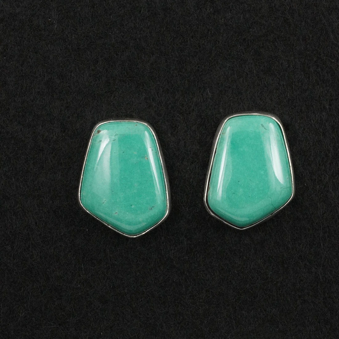 Eugene Gruber Turquoise & Sterling Silver Earrings