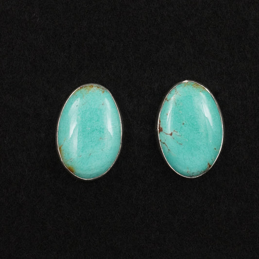 Eugene Gruber Turquoise & Sterling Silver Earrings