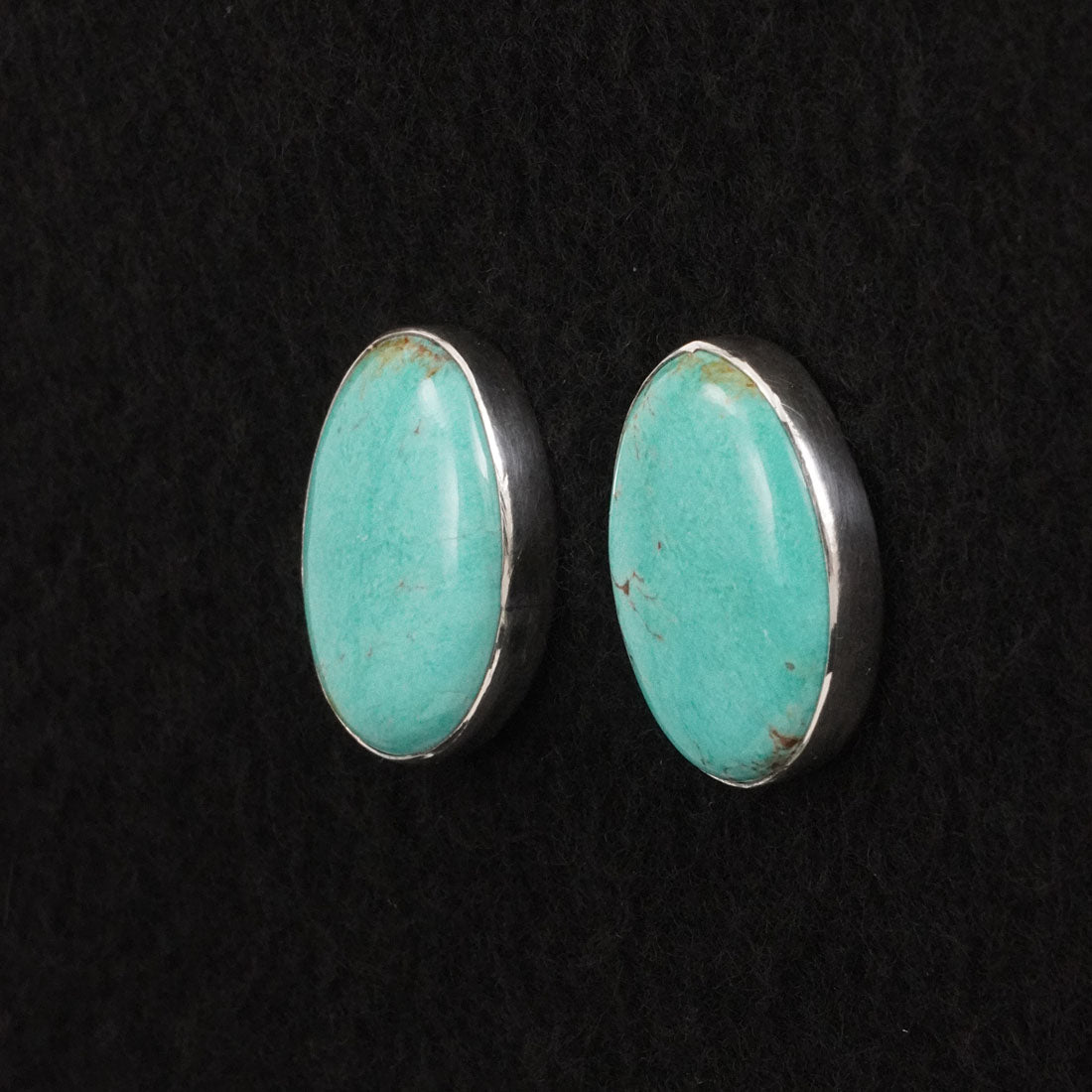 Eugene Gruber Turquoise & Sterling Silver Earrings