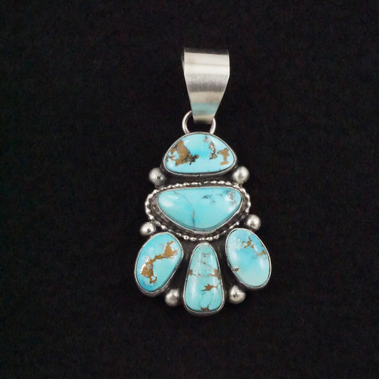 Travis Jim Turquoise & Sterling Silver Pendant