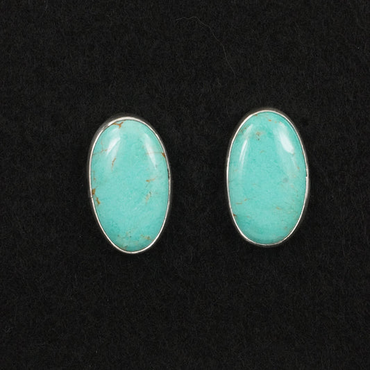 Eugene Gruber Turquoise & Sterling Silver Earrings