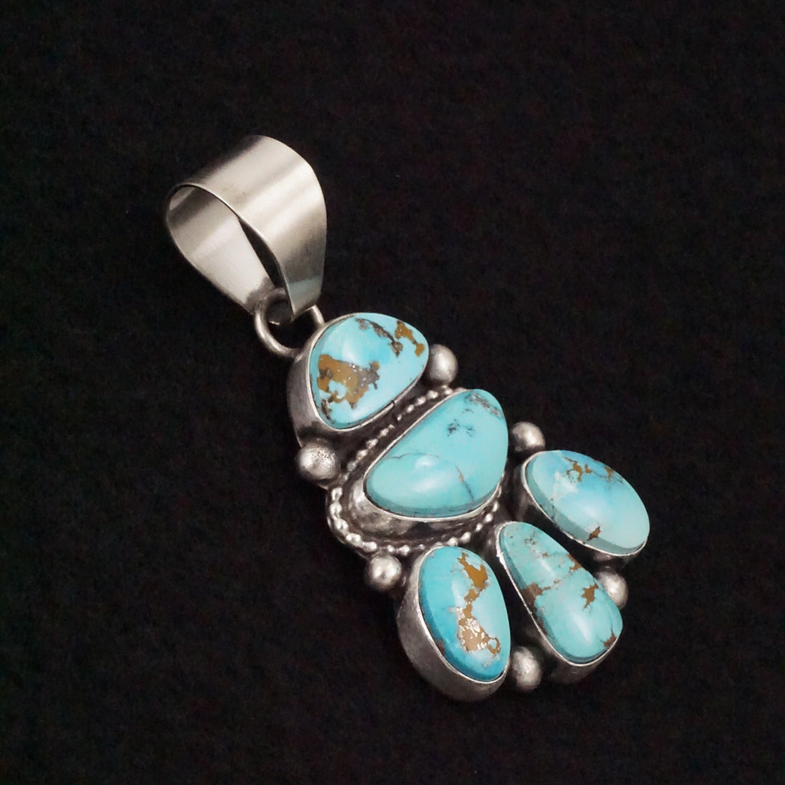 Travis Jim Turquoise & Sterling Silver Pendant