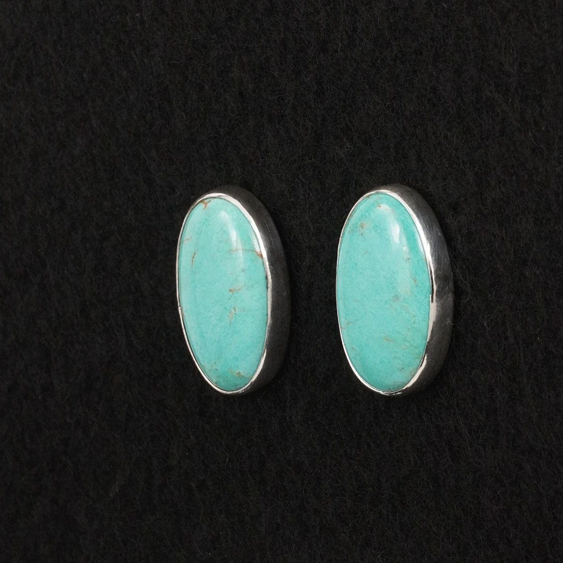 Eugene Gruber Turquoise & Sterling Silver Earrings