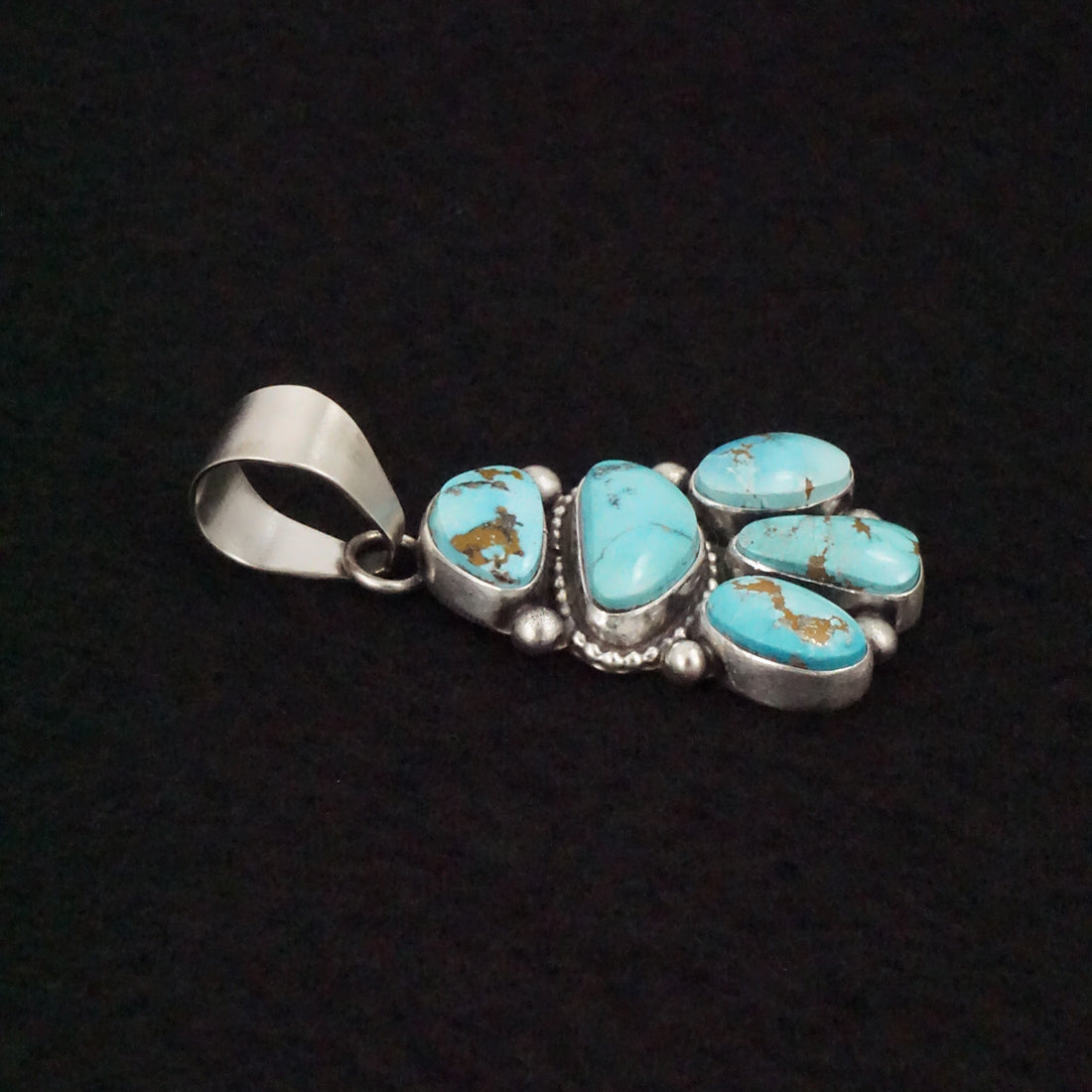 Travis Jim Turquoise & Sterling Silver Pendant