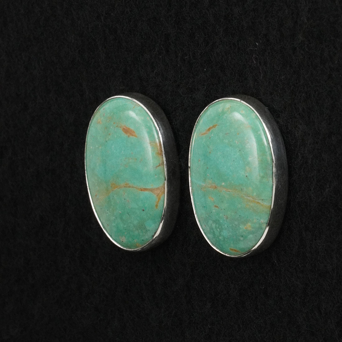 Eugene Gruber Turquoise & Sterling Silver Earrings