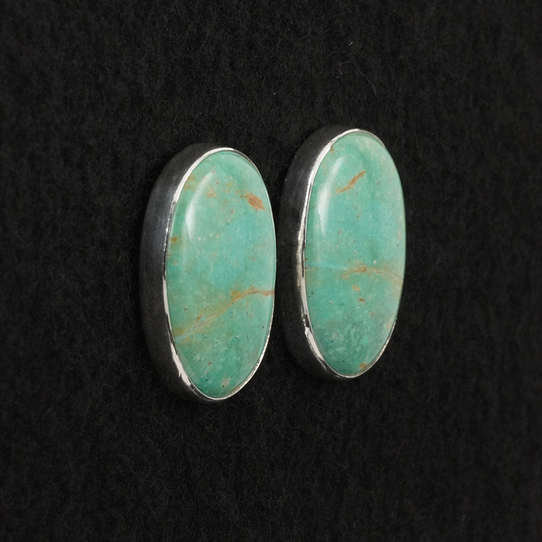 Eugene Gruber Turquoise & Sterling Silver Earrings