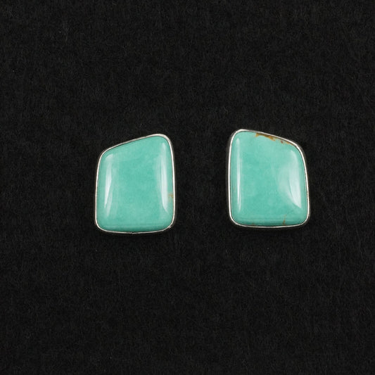 Eugene Gruber Turquoise & Sterling Silver Earrings