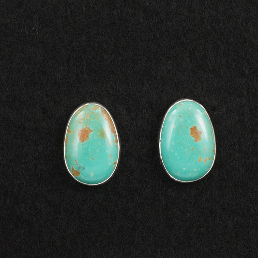 Eugene Gruber Turquoise & Sterling Silver Earrings