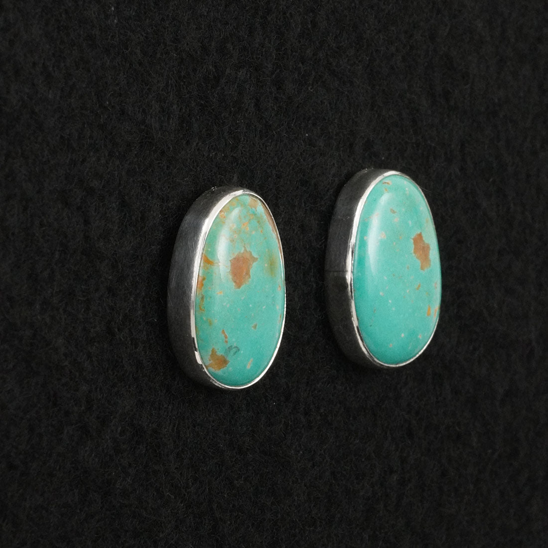 Eugene Gruber Turquoise & Sterling Silver Earrings
