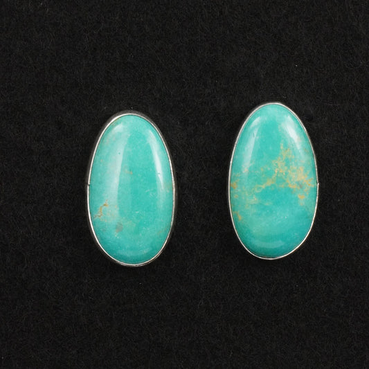 Eugene Gruber Turquoise & Sterling Silver Earrings