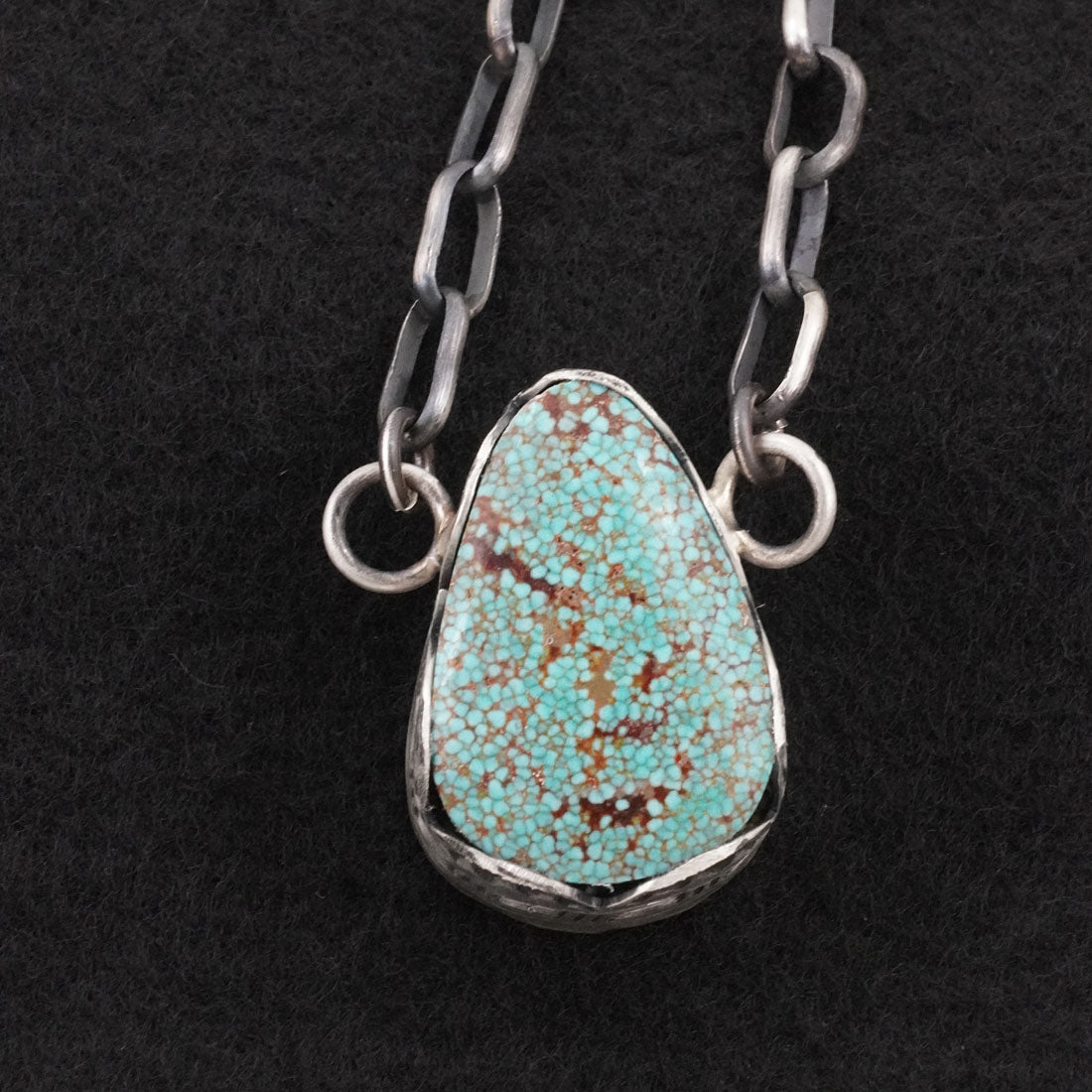 Paul Livingston Turquoise & Sterling Silver Necklace