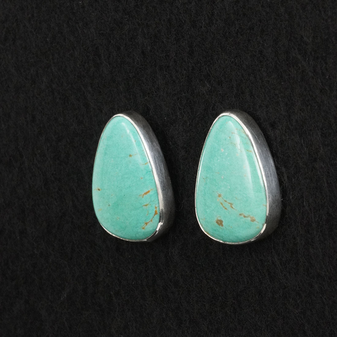 Eugene Gruber Turquoise & Sterling Silver Earrings