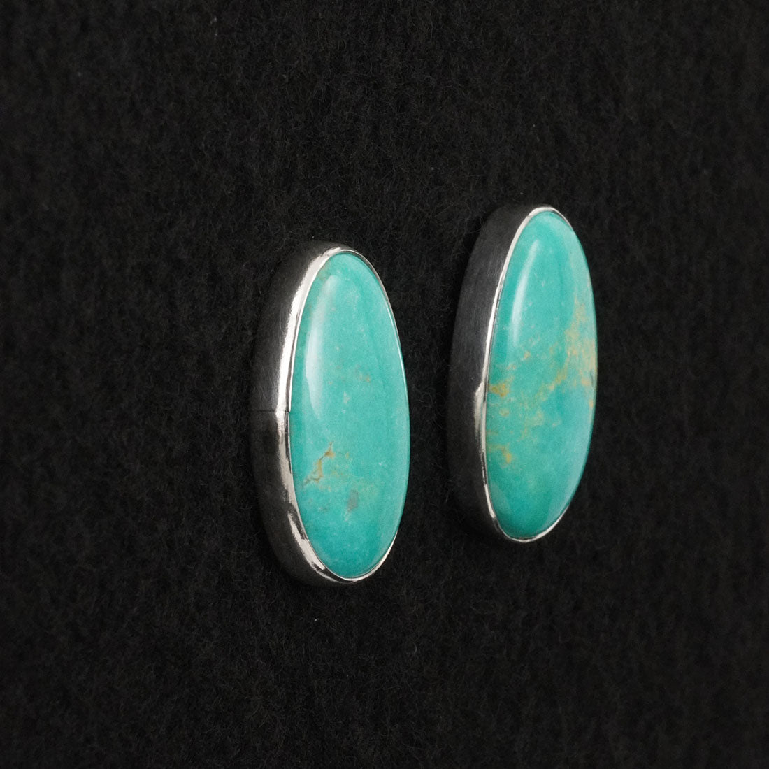 Eugene Gruber Turquoise & Sterling Silver Earrings