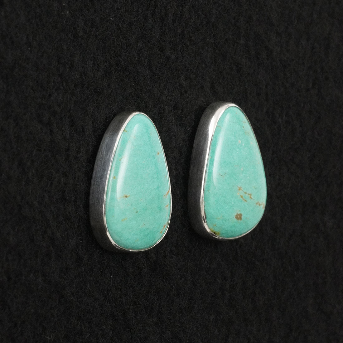 Eugene Gruber Turquoise & Sterling Silver Earrings