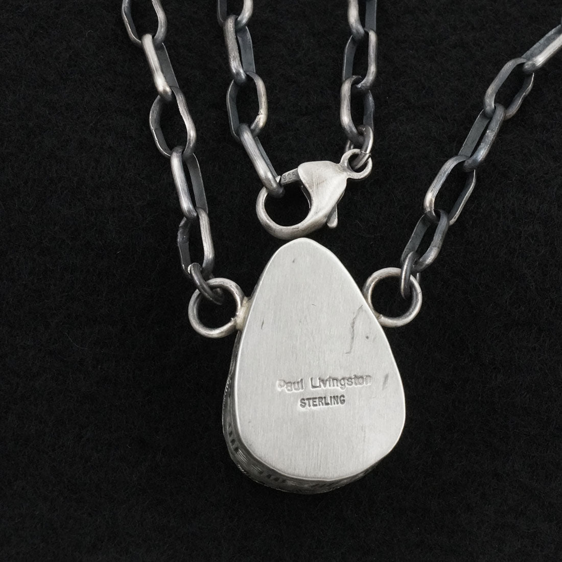 Paul Livingston Turquoise & Sterling Silver Necklace