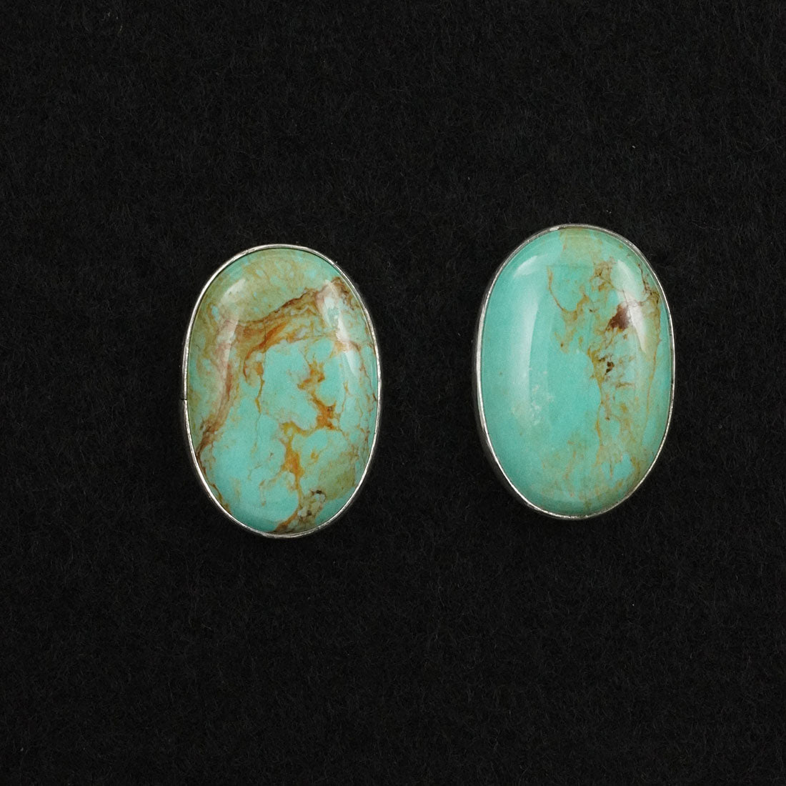 Eugene Gruber Turquoise & Sterling Silver Earrings