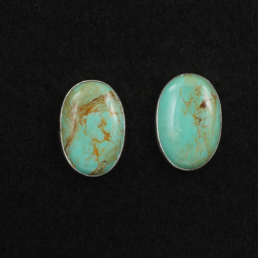 Eugene Gruber Turquoise & Sterling Silver Earrings
