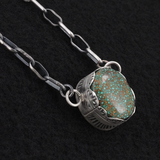 Paul Livingston Turquoise & Sterling Silver Necklace